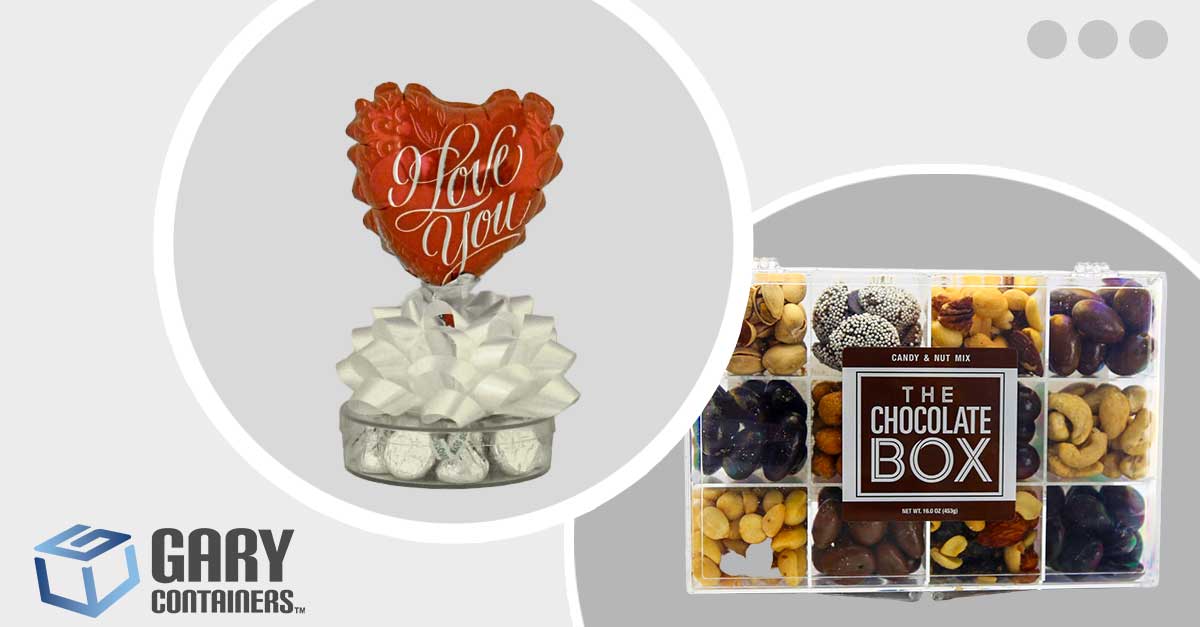 mothers day and father day gifts in plastic boxes