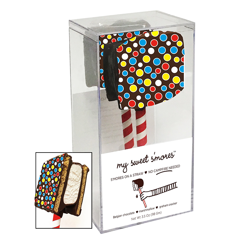 smores gift in a plastic box
