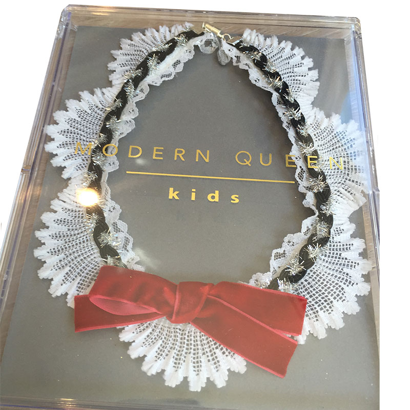 kids fashion accessory in polystyrene hinged box